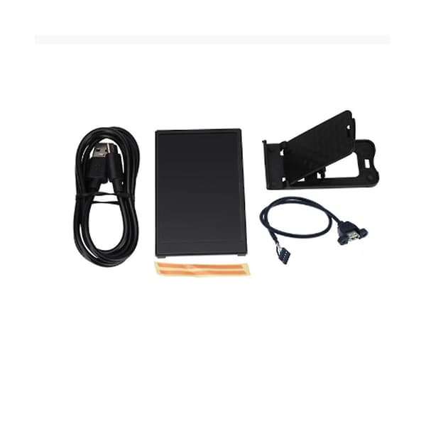 Datorskärm för Mini Itx-chassi 3,5 tum Ips Type-c Sekundär skärm Cpu Gpu Ram Hdd Övervakning