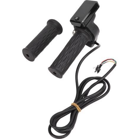 Par LCD-gasshåndtak for elsykkel med kabel og nøkkel - Vri hastighetskontroll