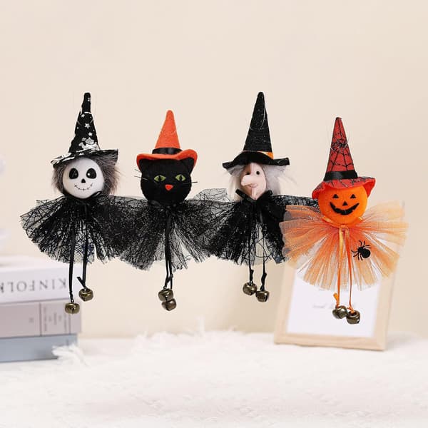 4-pack Halloween Windsock Hängen Halloween Dekoration Hängande G