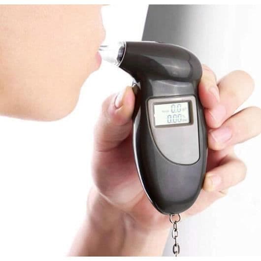 Elektronisk alkometer, digitalt alkometer, bærbart nøkkelring-alkoholtester, digital blodalkoholinnholdstester