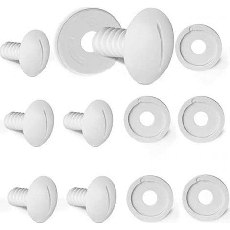 Sæt med 6 plastnavskruer 180/280 mm til Polaris C-55 poolrenser