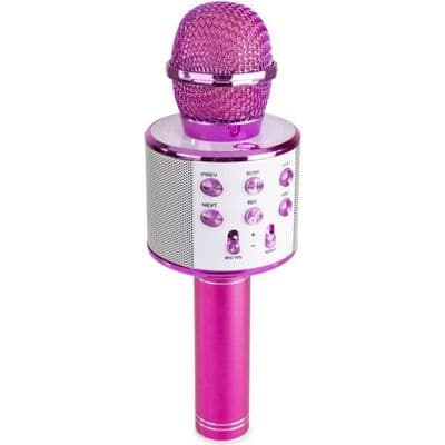 Karaokemikrofon - MAX - KM01 - Trådløs - Bluetooth - Innebygd høyttaler