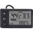 Zerone LCD Display Måler til Elcykel S866 Elcykel LCD Display Måler 24V 36V 48V Kontrolpanel med