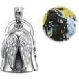 Motorcykelklokke - Guardian - Ride Bell - Rustfrit stål - Behagelig lyd - Lykkeamulet