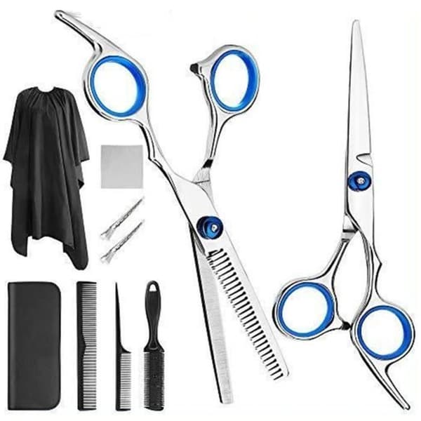 ZERODIS Hiussaksisetti - 10 osaa - Ruostumaton teräs - Mukava - Säädettävä