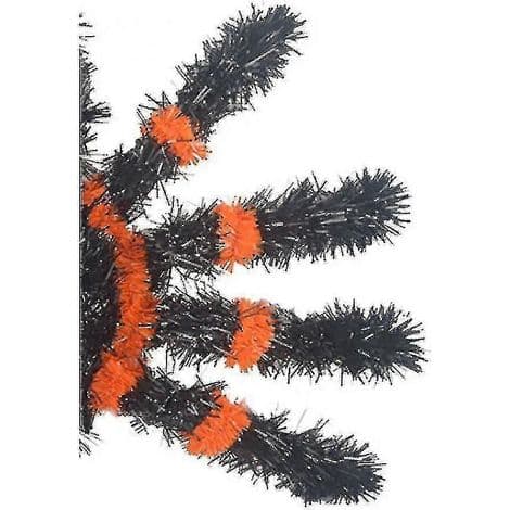 Edderkoppdekoration til Halloween-guirlande - 36 cm