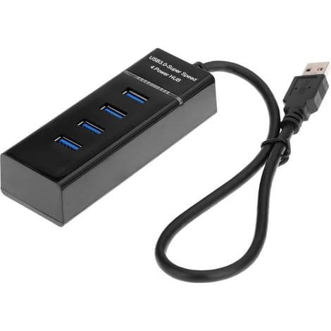 Grensesnitt 3HUB USB Én Dra Fire Hub Splitter Datamaskin Bærbar PC Forlenger