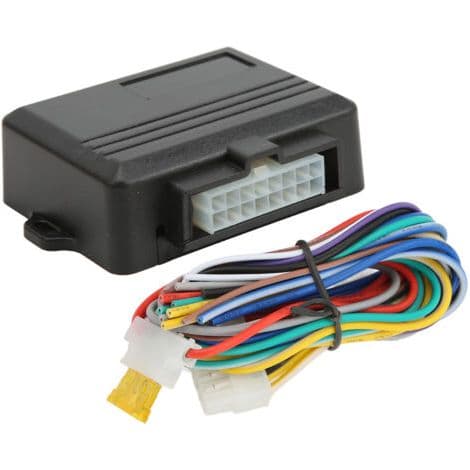 Automatisk Power Window Closer Roll Up Modul 12V Universal ABS Sort Varmebestandig til 4-dørs biler