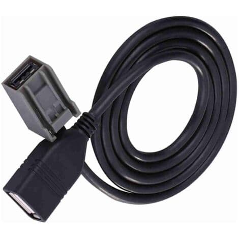 USB billaderkabel, ny skjøtekabel, stabil for camping, reise og hjem