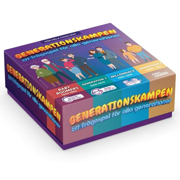 Generationskampen - Brädspel / Familjespel - Spel Brädspel