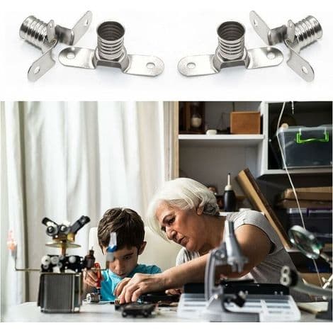 E10 Pæresokkel E10 LED-pærer 20 STK 6V E10 med loddeterminaler for hjemmeeksperimentkrets Elektrisk testtilbehør