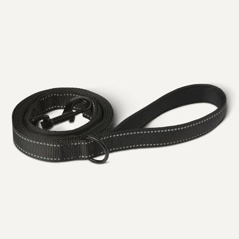 Hundebånd med doble polstrede håndtak og D-ring, 1,8m
