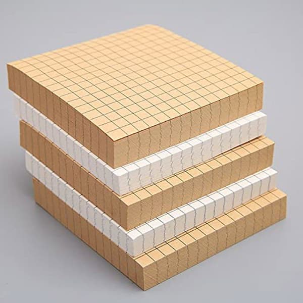 Kreative sticky notes, en pakke med 6 sticky notes, kontor- og studie-sticky notes