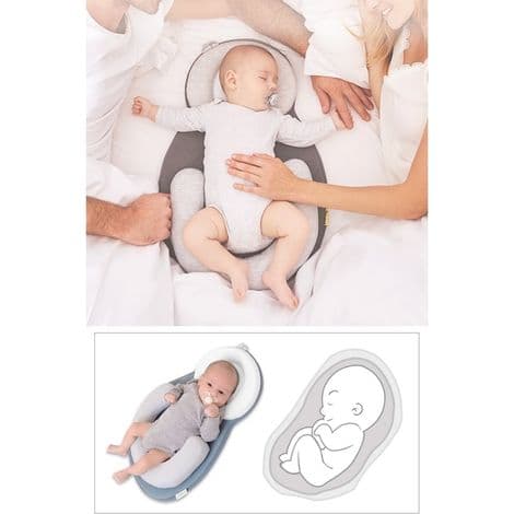 Baby søvnkorrigerende pute, forhindrer flatt hode-syndrom, 55 x 38 x 3 cm