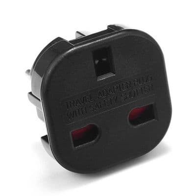 Rejseadapter med US UK CN-stik til EU Frankrig-stik, Model 2