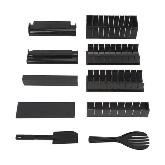Sushisetti - XVX - 10 osaa - ABS-materiaali - Eri muotoja - Helppo puhdistaa
