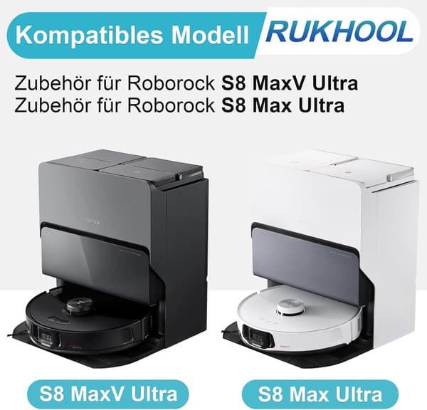 Tilbehørssæt til Premium Roborock S8 MaxV/Max Ultra