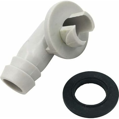 Albueforbindelse til klimaanlæg – 15 mm afløbsfitting – Holdbar plast – Pakke med 3 til kondensafløb