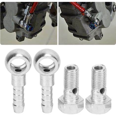 M8 Turbolader Hulbolt Sæt, Et Par, Salgstilbehør til 4-5 mm Rør, M8X1 Brændselsoliebolt.