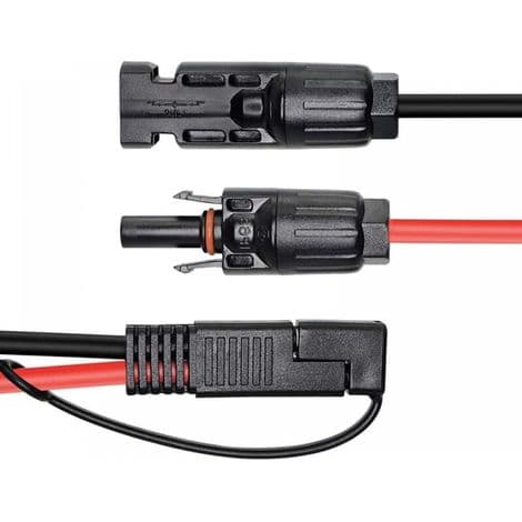 Fotovoltaisk solcelleforbindelse til SAE 10 AWG PV-kabel til solpaneler og batterioplader (fotovoltaisk solcelle-SAE-forbindelse)