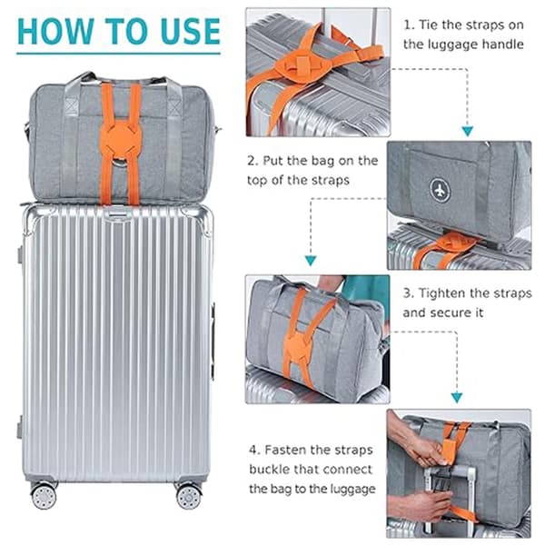 Elastiske stropper for bagasje, elastiske stropper for kofferter og reisevesker