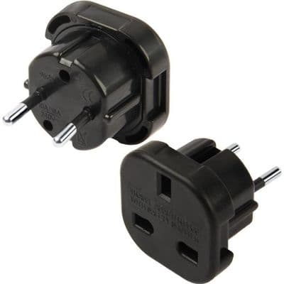 Rejseadapter - Universalstik - Rejsestikadapter - AC-stikadapter - Storbritannien til Europa