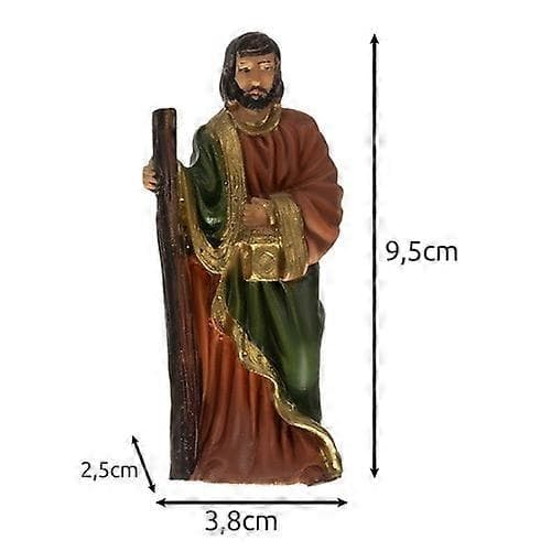 Julfigurer för julkrubban - set med 10 Ruhhy