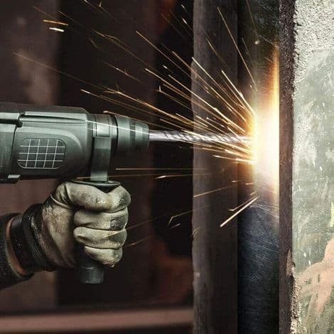 stykker (5 mm 16 mm) elektriske slagborebits krydsbits til beton, mursten, sten, natur.
