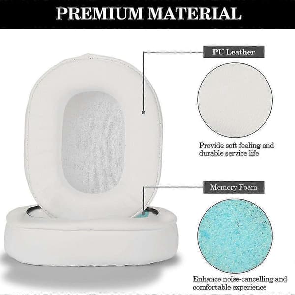 Øreputer Memory Foam Øreputer Deksel Erstatning Øreputer For Ath M50x Passer M40x M30x M20-Yogu