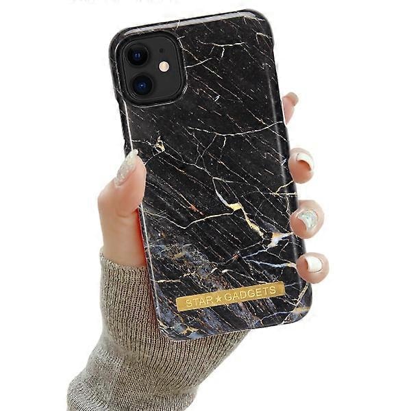iPhone 11 - Skal / Skydd / Marmor Svart