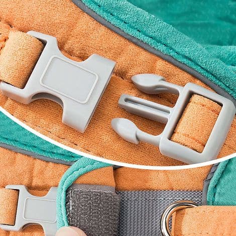Flugtsikkert sele og snor til katte og små hunde, størrelse M, 1,5-4 kg