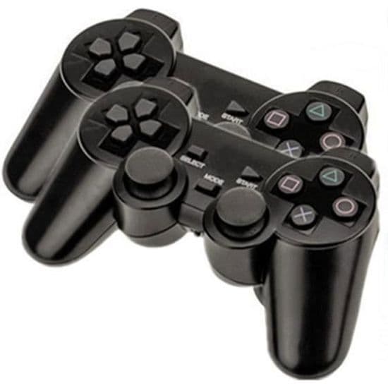 PS3 Dubbelkontrollpaket (Svart)