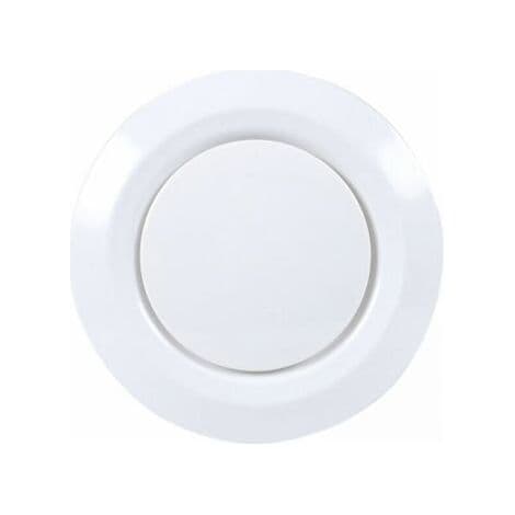 120 mm diameter ventilationsluftventil – justerbar ABS-ventilationsrist – nem væg- eller loftinstallation – ideel til badeværelser og køkkener