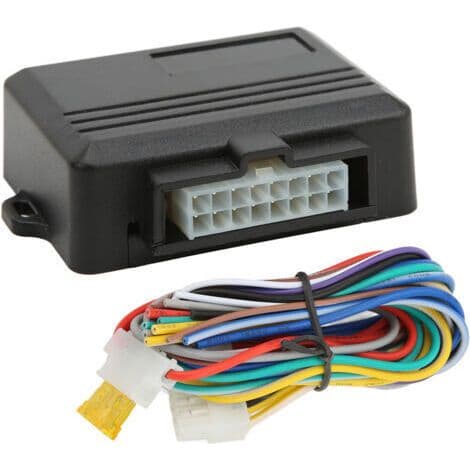 Automatisk Power Window Closer Roll Up Modul 12V Universal ABS Sort Varmebestandig til 4-dørs biler