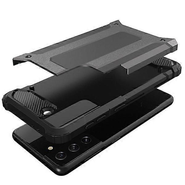 Hybrid Armor Skal, Samsung S22, Extra tåligt skal Svart