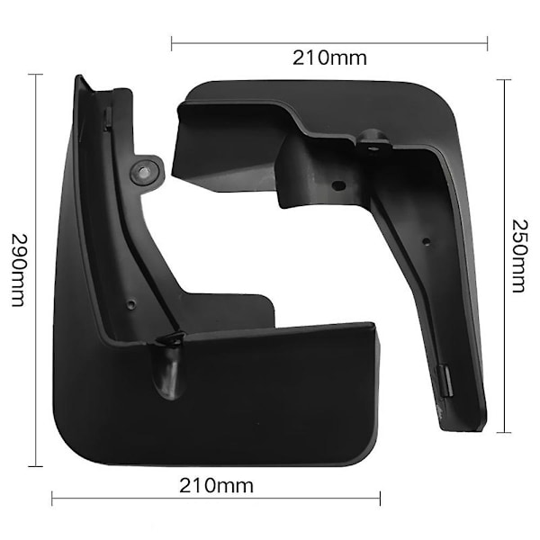 4 st. Bilskärmar för 2020-2021 2008 - Stänkskärmar, Mudguards, Tillbehör