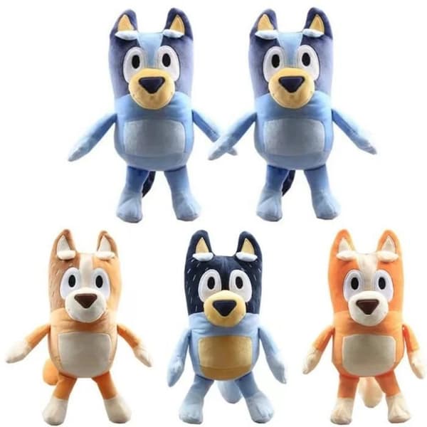 Plyschleksak - Bingo 28cm - Bluey Karaktär - Orange - För Barn