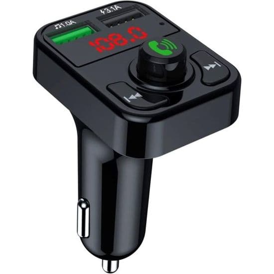 Bluetooth bil FM-sender, 3.1A opladning