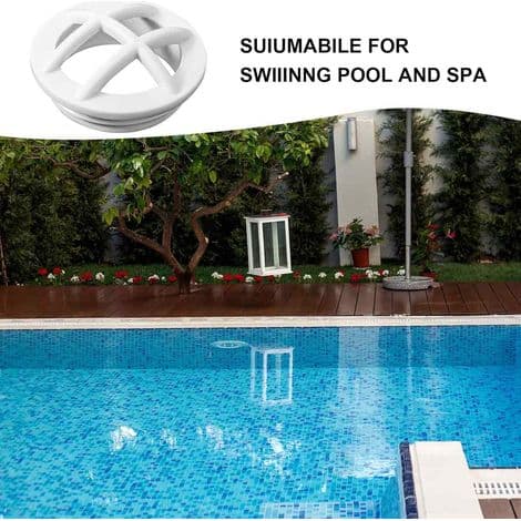 Kort skyddsgaller - Poolreturmunstycke - Kompatibel med SP1026 - Vit - 1 styck