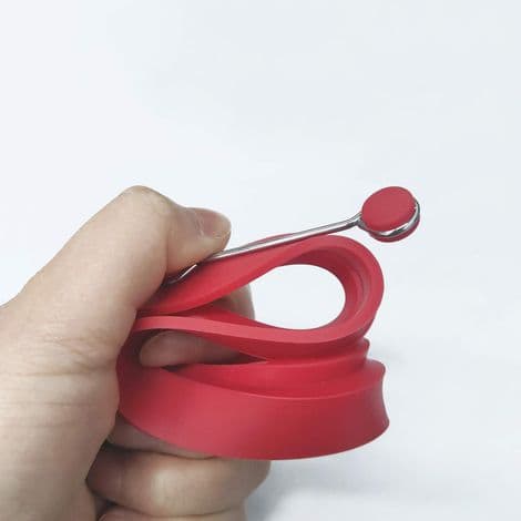 Fødevaregodkendte silikone æggeringe, flerfarvede, bage æggeforme, pakke med 4, 10 cm.