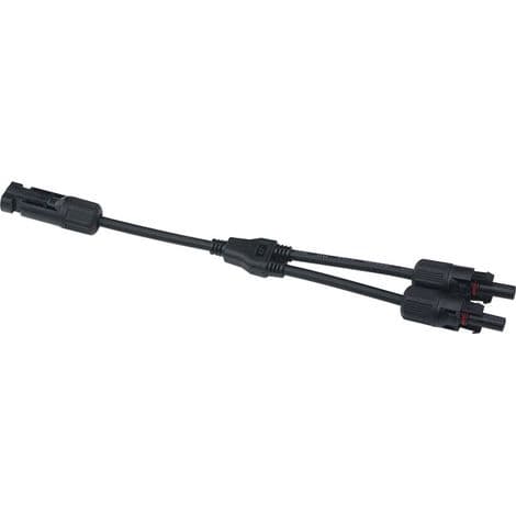 MC4 solartilkoblingskabel, Y-formet fotovoltaisk panel-tilkoblingskabel, IP67 vanntett, for solcellepaneler
