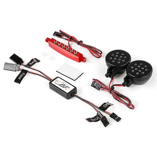 For- og baglygte med controller til Hpi Rovan Km Baja 5B 1/5 RC bil opgraderingsdele