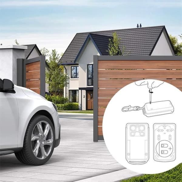 Fjernkontroll - AVIDSEN 114253 - 4 knapper - Programmering med mottaker - 433,92 MHz