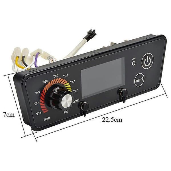 Digital Termostat Kontrolpanel med LCD Display BBQ Controller til Pit Boss Pillegrill Vertikal