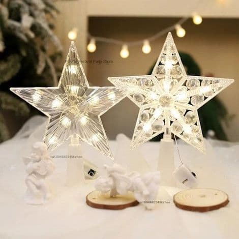 LED lyskæde, juletema, til fester, bryllupper, vinduer, træer og sæsonbestemt pynt.