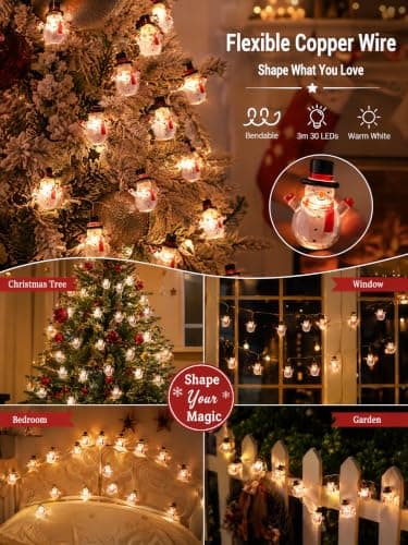 3m jouluvalosarja 30 LEDillä, Koriste