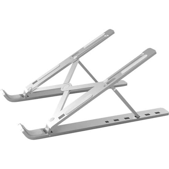 DAIHAN Ergonomisk Ventilert Laptopstativ i Aluminium - Sølv