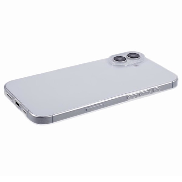 KIGC Skal för iPhone 16, Klar TPU Flexibelt Telefonskal