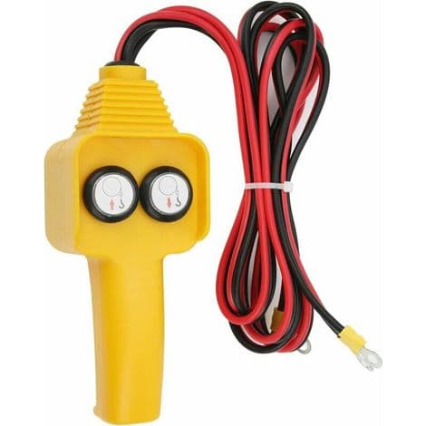 Kablet vinsjkontroller manuelt kontrollsett, 12V trykknapp for vinsjer fra 2000 til 4500 lb