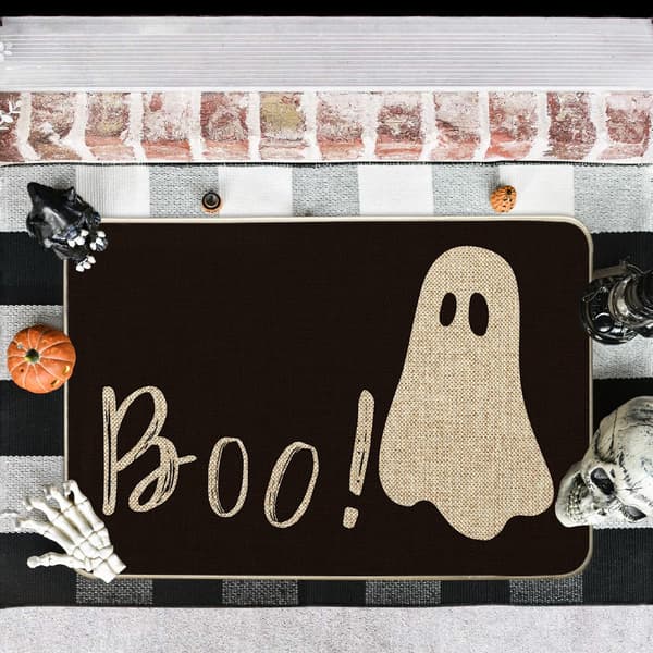 Halloween-aaveet Boo-ovimatto 40x60 cm